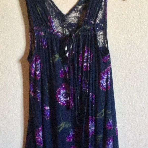 Navy Blue Lace in Back. Made of soft cotton. - Picture 2 of 5